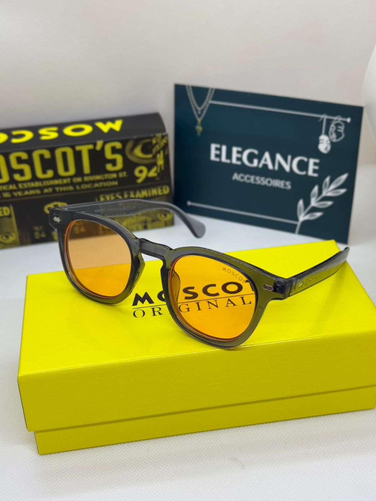 MOSCOT Orange Sunglasses