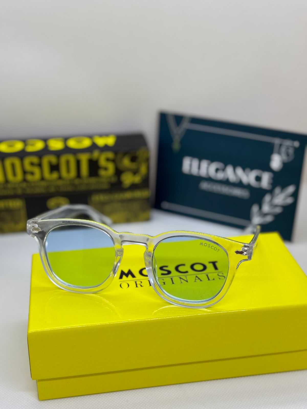 MOSCOT White Sunglasses