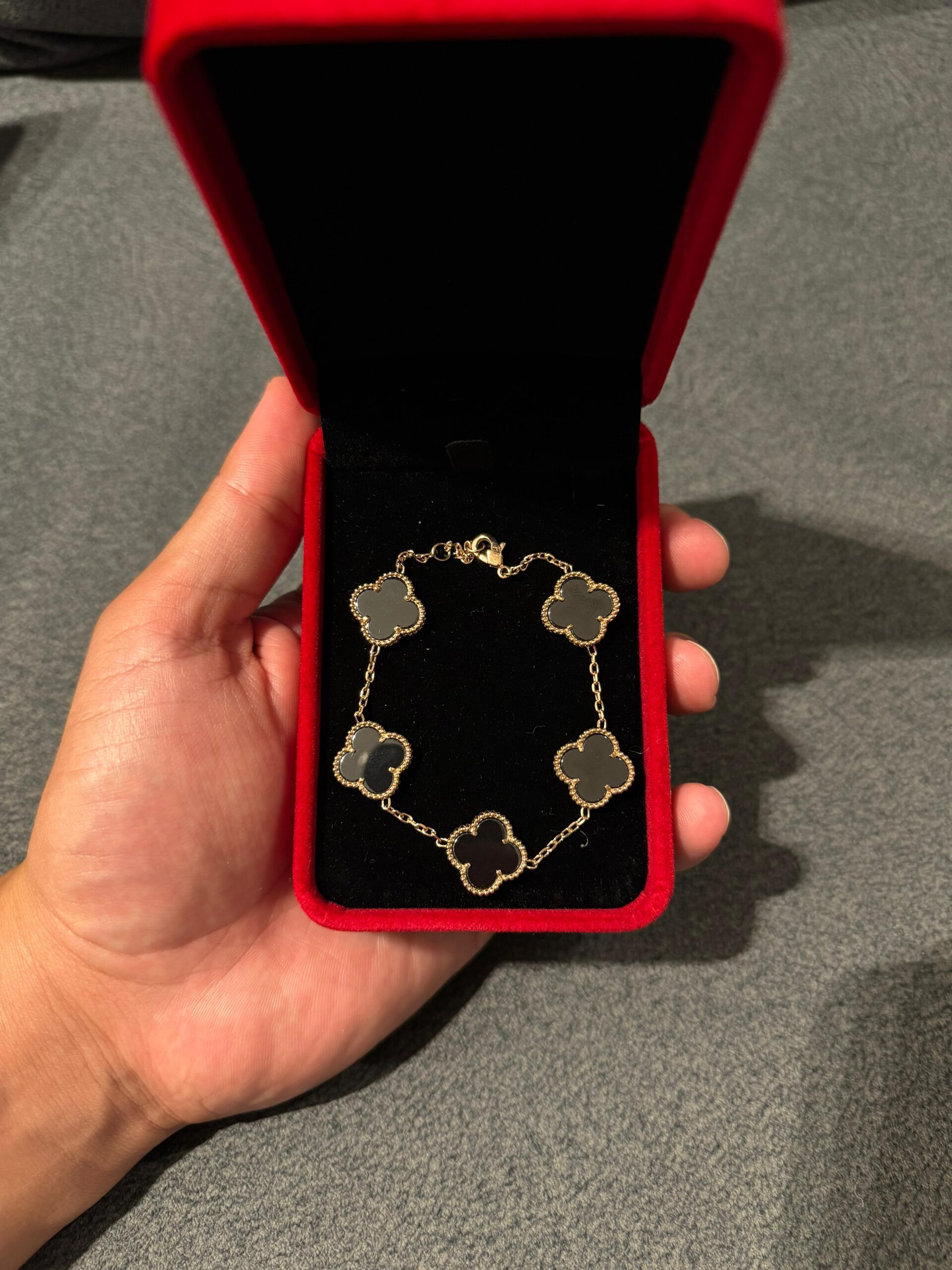 Rose Gold Black Van Cleef