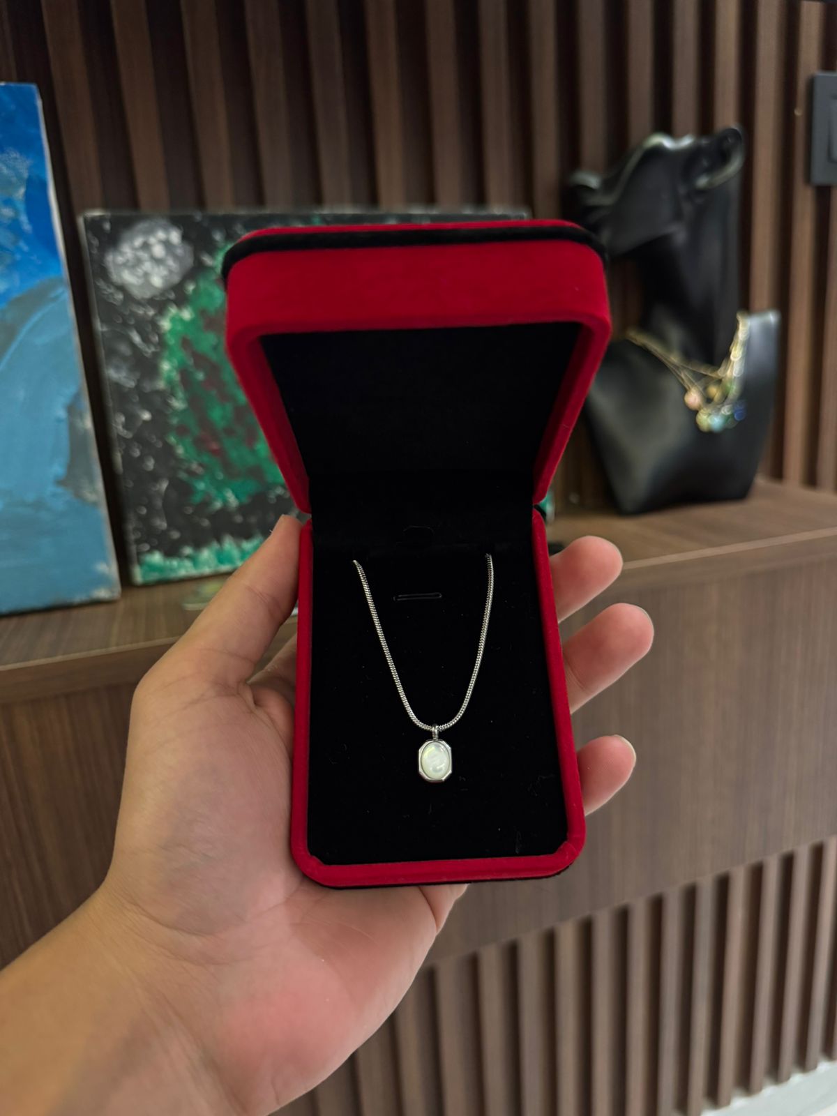 Moonstone Silver White