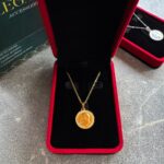 Gold Roman Coin Necklace